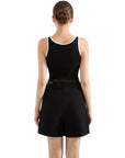 Cotton Ribbed Square Neck Tank Top