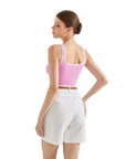 Cotton Ribbed Square Neck Tank Top