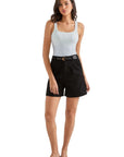 Cotton Ribbed Square Neck Tank Top