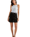 Cotton Ribbed Square Neck Tank Top