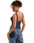Buttery Soft Backless Boat Neck Tank Top