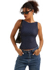 Buttery Soft Backless Boat Neck Tank Top