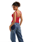 Buttery Soft Backless Boat Neck Tank Top