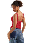 Buttery Soft Backless Boat Neck Tank Top