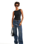 Buttery Soft Backless Boat Neck Tank Top