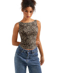 Buttery Soft Backless Boat Neck Tank Top