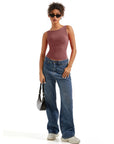 Buttery Soft Backless Boat Neck Tank Top