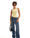 Buttery Soft Backless Boat Neck Tank Top