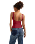 Buttery Soft Backless Boat Neck Tank Top
