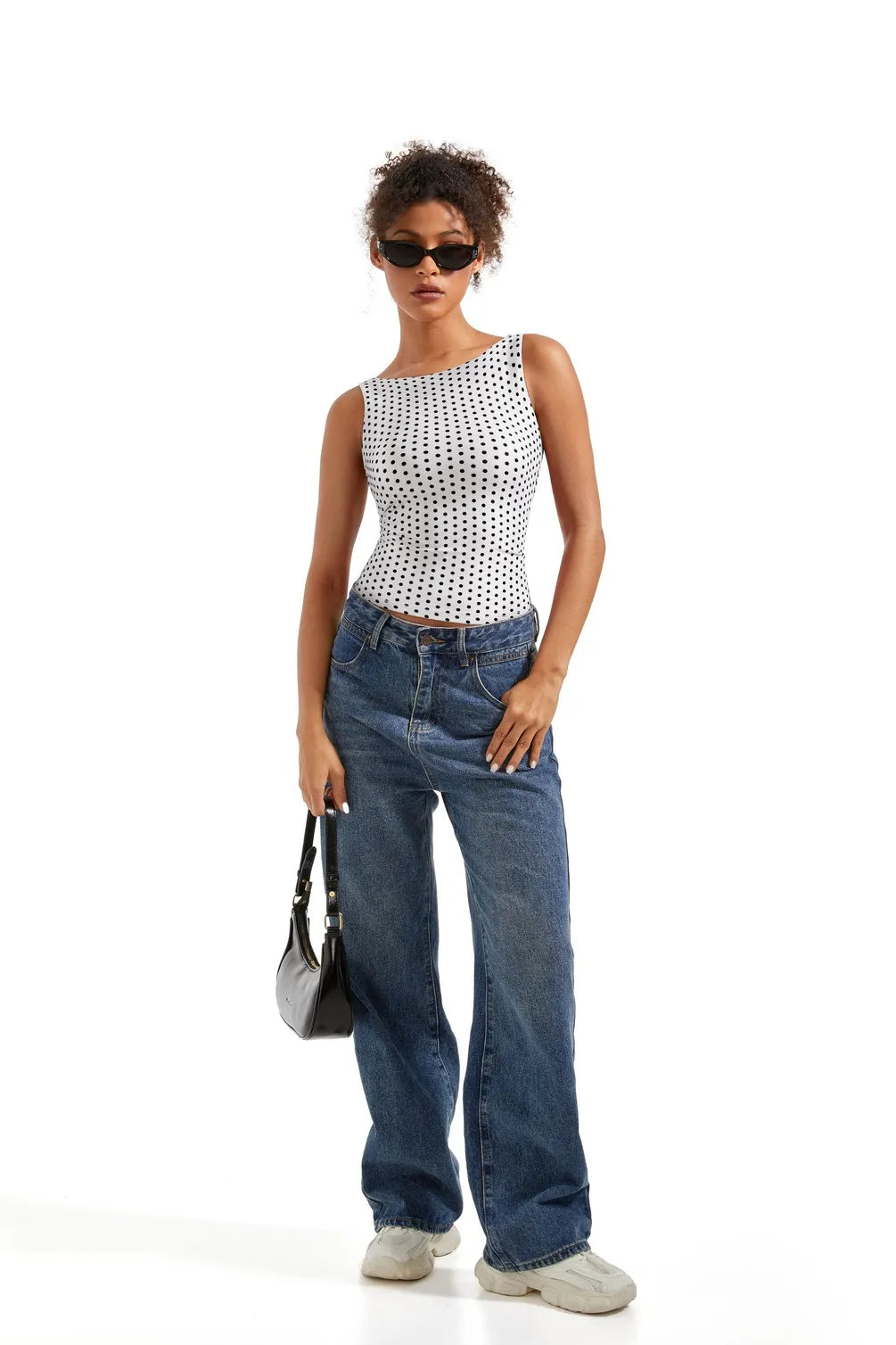 Buttery Soft Backless Boat Neck Tank Top
