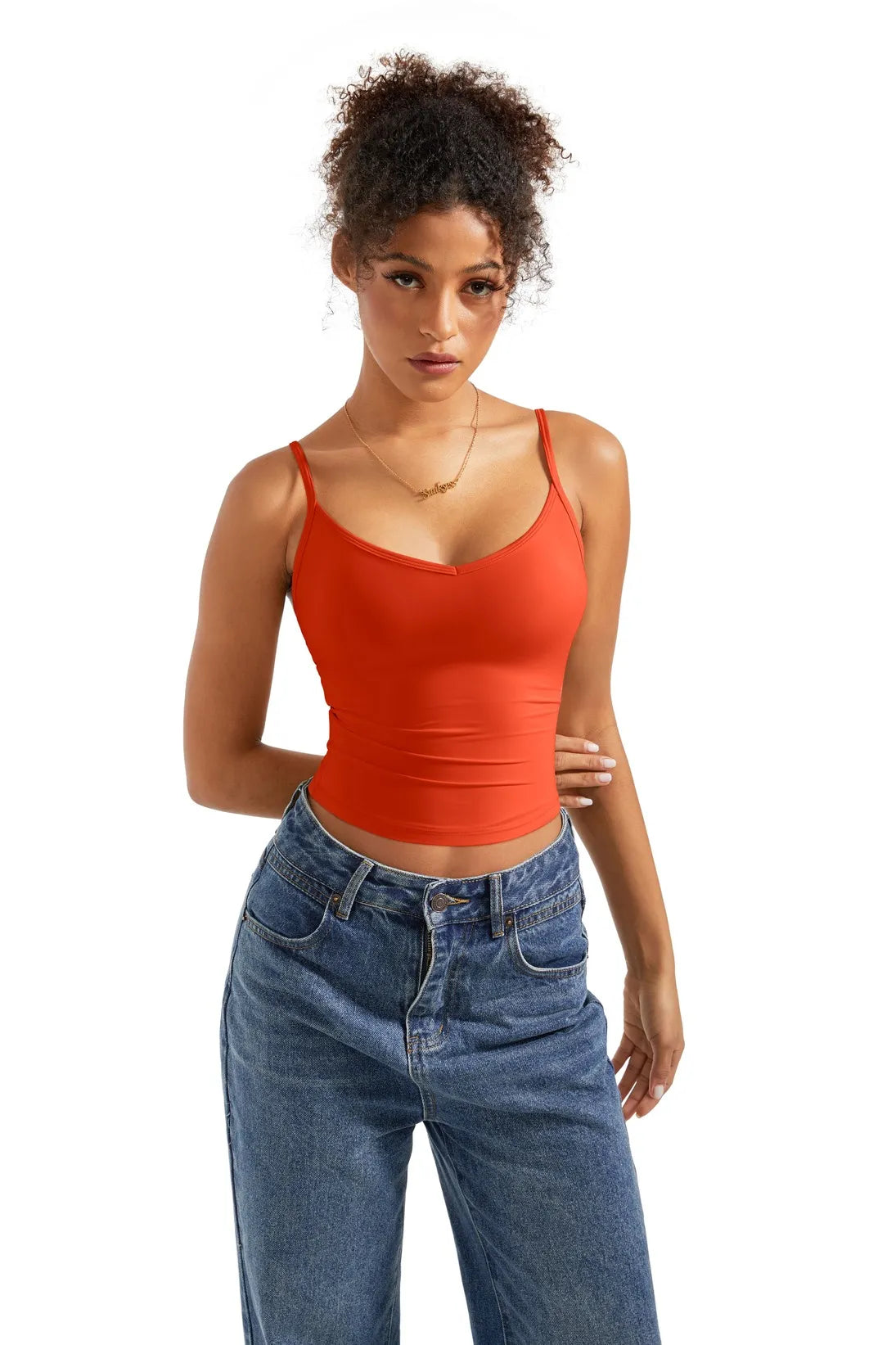 Cami V Neck Tank Top