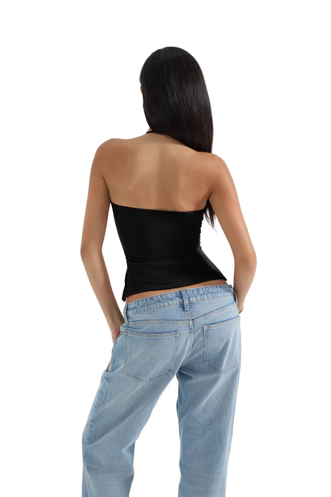 Butterweiches Cami-Neckholder-Tanktop