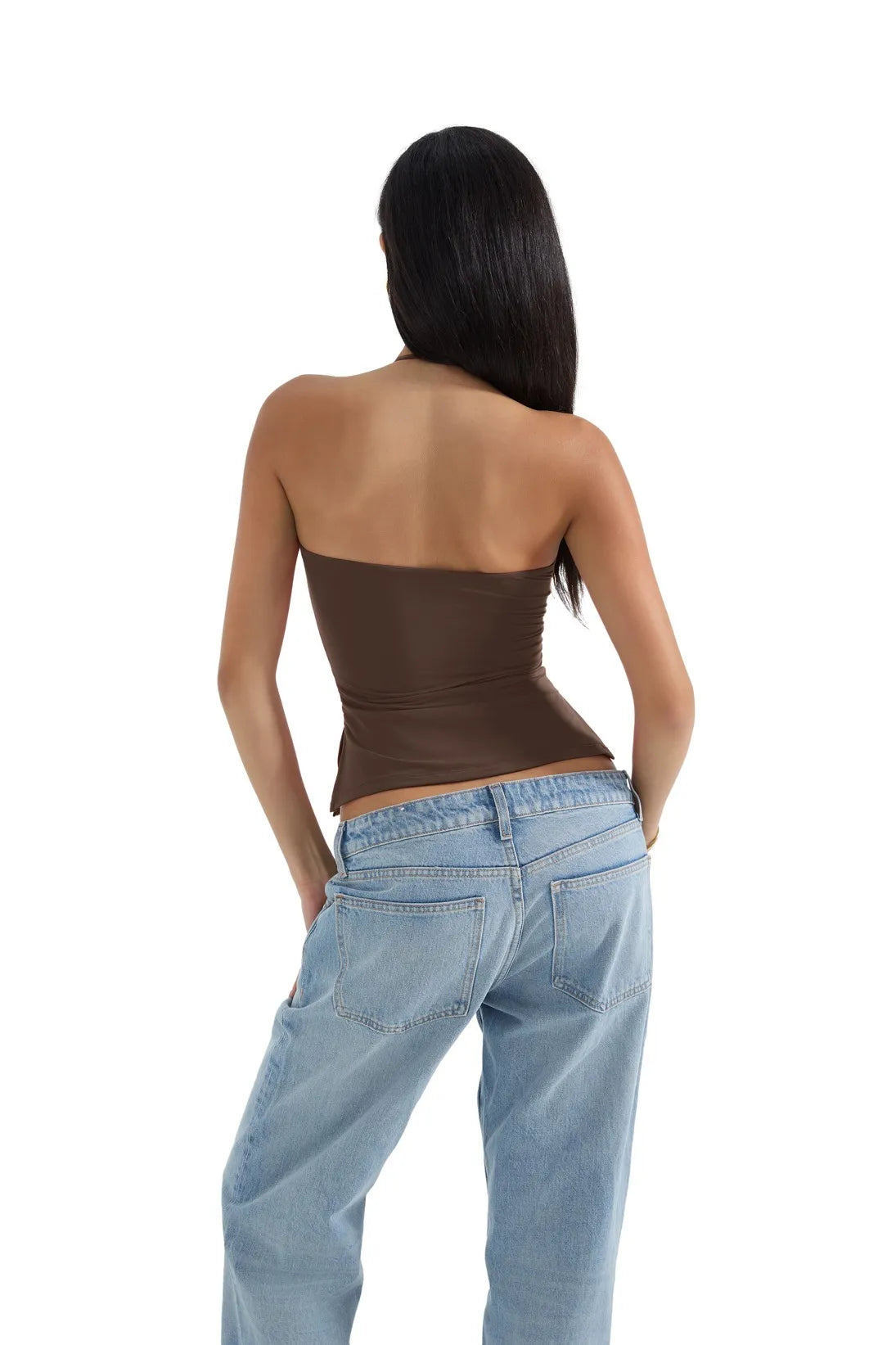 Butterweiches Cami-Neckholder-Tanktop