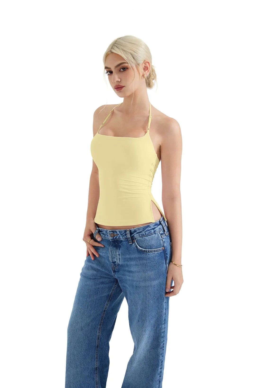 Butterweiches Cami-Neckholder-Tanktop