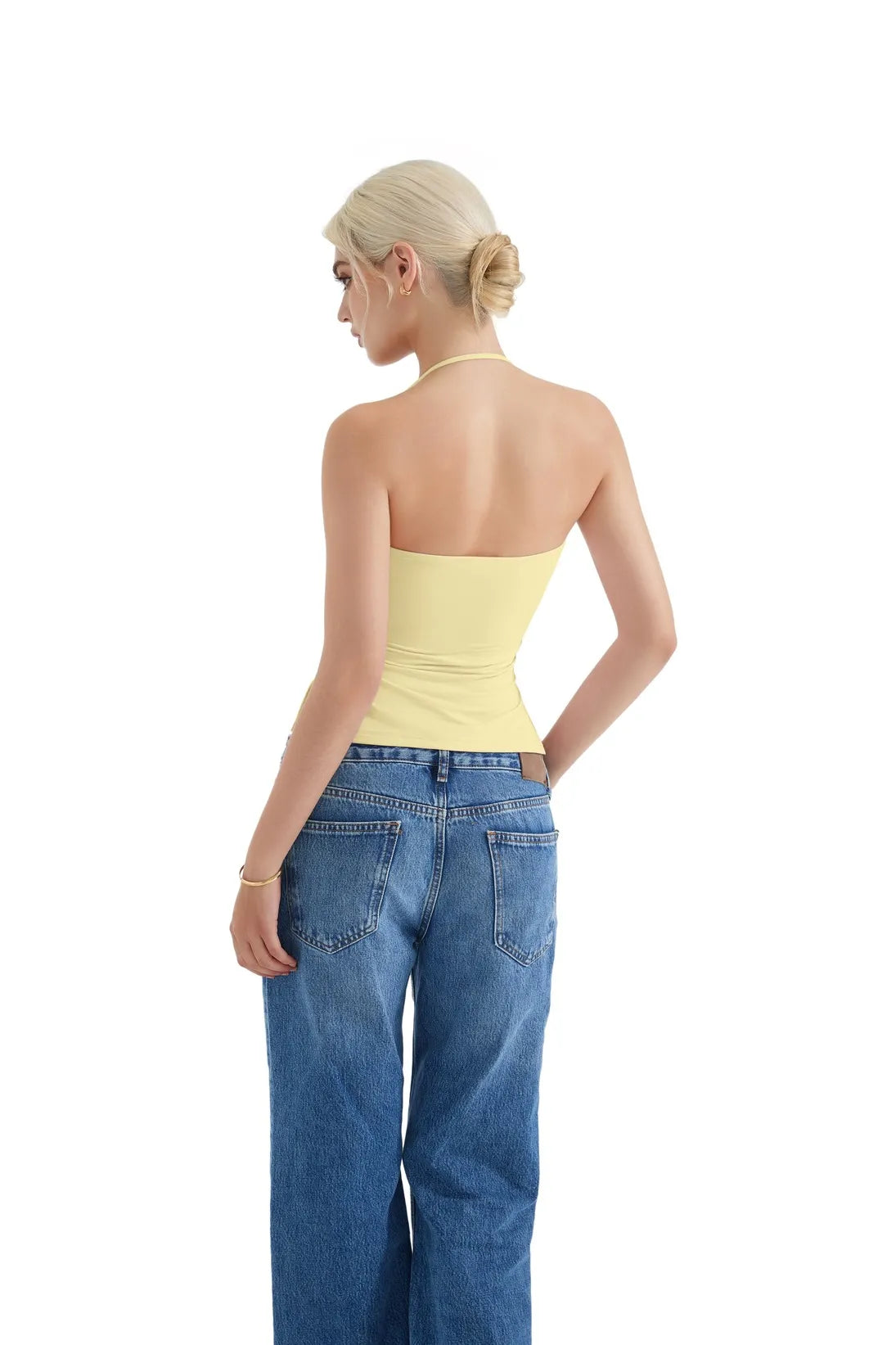 Butterweiches Cami-Neckholder-Tanktop