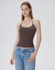 Lined Open Back Y2K Camisole Tank Tops-SUUKSESS-SUUKSESS