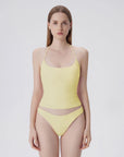 Lined Open Back Y2K Camisole Tank Tops-SUUKSESS-Yellow-XS-SUUKSESS