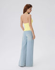 Deep V Halter Open Back Tank Tops-SUUKSESS-SUUKSESS
