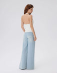 Deep V Halter Open Back Tank Tops-SUUKSESS-SUUKSESS