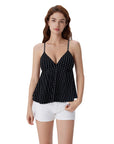 Babydoll Peplum V Neck Tank Tops