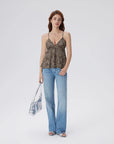 Babydoll Peplum V Neck Tank Tops