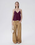 Babydoll Peplum V Neck Tank Tops