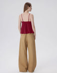 Babydoll Peplum V Neck Tank Tops