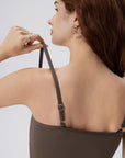 Double Line Built in Bras Square Neck Tank Tops-SUUKSESS-SUUKSESS