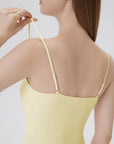 Padded Scoop Neck Double Line Camisole Tank Tops-SUUKSESS-SUUKSESS