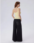 Cotton Ribbed Padded V Neck Tank Top-SUUKSESS-SUUKSESS