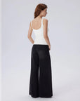 Cotton Ribbed Padded V Neck Tank Top-SUUKSESS-SUUKSESS