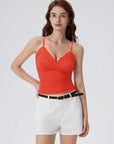 Lace Lined V Neck Y2k Tank Top-SUUKSESS-SUUKSESS