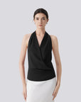 Silk Satin Sexy Backless Halter Top-SUUKSESS-Black-XS-SUUKSESS
