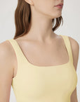 Square Neck Double Lined Backless Tank Top-SUUKSESS-SUUKSESS