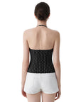 Halter V neck Tank Top