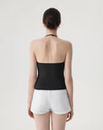 Halter V neck Tank Top-SUUKSESS-SUUKSESS