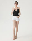 Halter V neck Tank Top-SUUKSESS-SUUKSESS