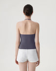 Halter V neck Tank Top-SUUKSESS-SUUKSESS