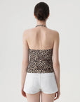 Halter V neck Tank Top