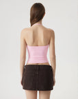 Halter V neck Tank Top-SUUKSESS-SUUKSESS