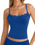 Double Lined Lace Cami Tank Top