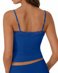 Double Lined Lace Cami Tank Top
