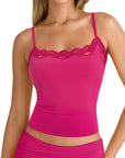 Double Lined Lace Cami Tank Top