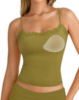 Double Lined Lace Cami Tank Top
