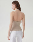 Halter Backless High Neck Tank Tops-SUUKSESS-SUUKSESS