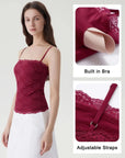 Lace Double Lined Y2K Tank Tops-SUUKSESS-SUUKSESS
