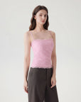 Lace Double Lined Y2K Tank Tops-SUUKSESS-SUUKSESS