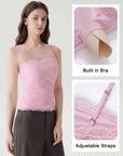 Lace Double Lined Y2K Tank Tops-SUUKSESS-SUUKSESS