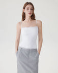 Lace Double Lined Y2K Tank Tops-SUUKSESS-White-XS-SUUKSESS