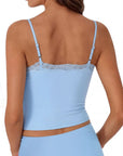 Double Lined Lace Cami Tank Top